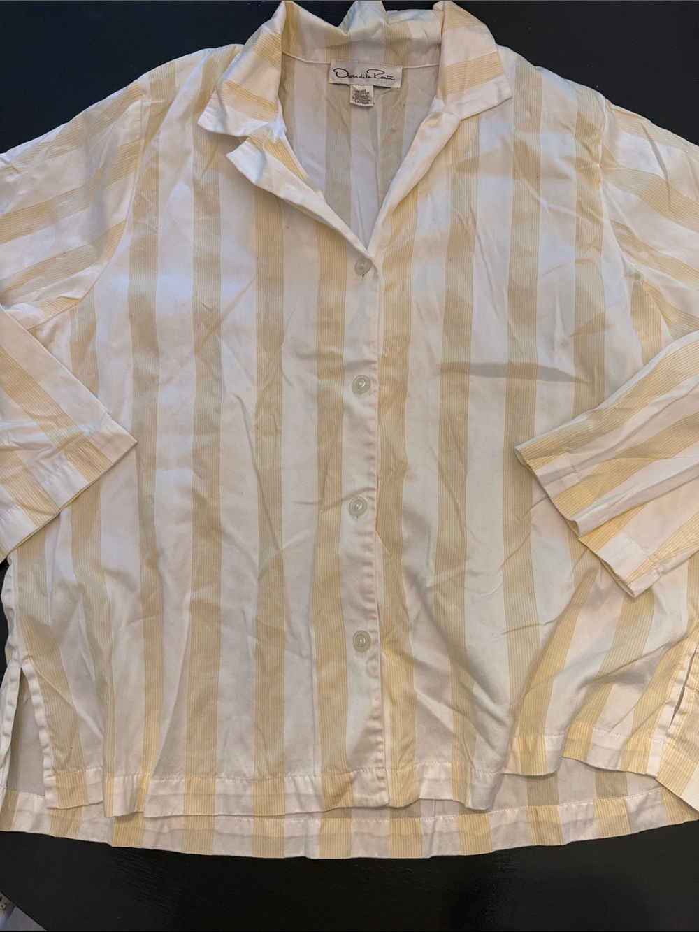 Vintage Oscar de la Renta striped blouse
